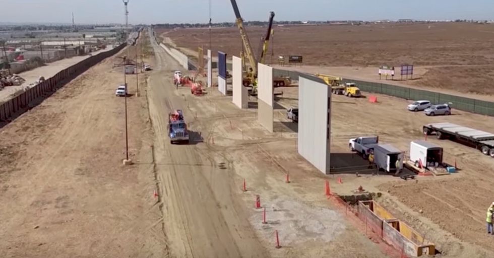 Drone Footage Of Border Wall Prototypes Reveals How Useless They'd Actually Be In Curbing Drug Smuggling