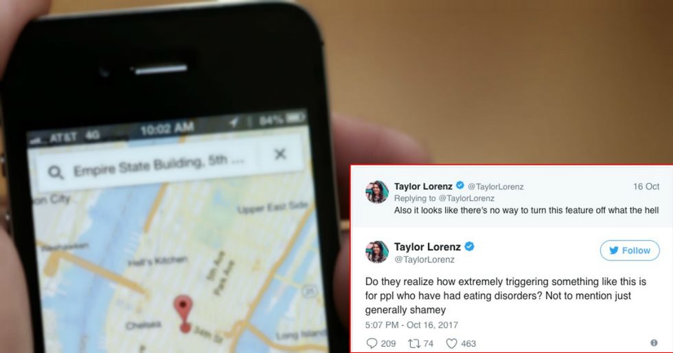Google Maps Removes New Feature After Critics Say It Triggers And Shames Those With Eating Disorders