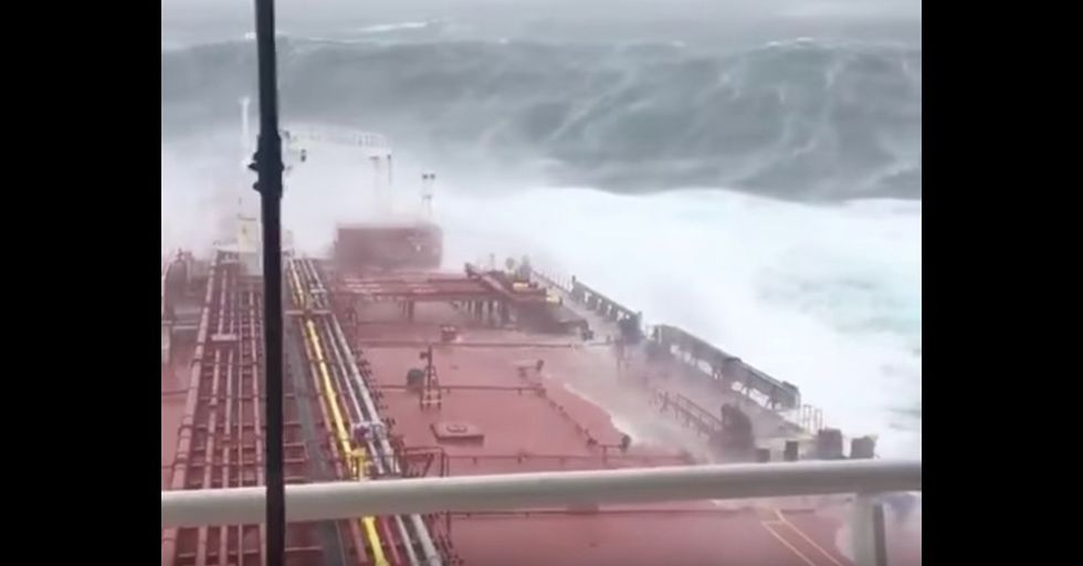 Ship's Terrifying Ophelia Footage Shows How Dangerous Hurricane Conditions Can Be When Ports Are Closed