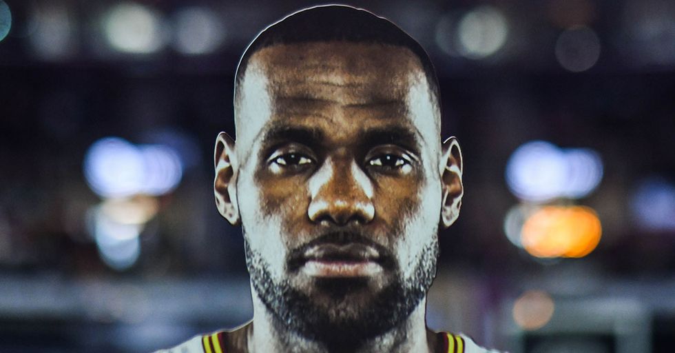 LeBron James' Terrifying Halloween Costume Could Give Everyone A Fear Of Clowns