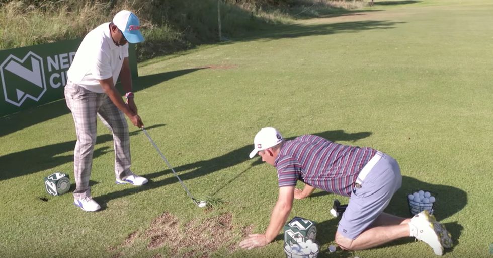 Pro Golfers Prank Players By Giving Them Absolutely Terrible Advice On The Course