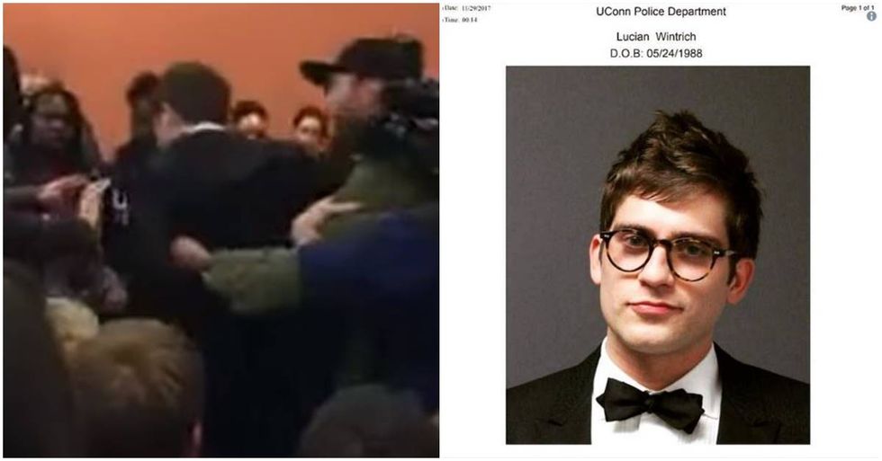 Lucian Wintrich’s ‘It’s OK To Be White’ Speech At University Of Connecticut Ends In His Arrest