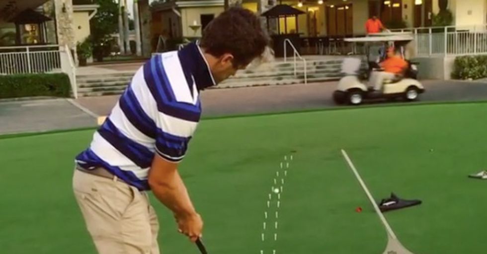 Golfer’s Amazing Trick Shot Shows Just How Difficult It Is To Read A Green