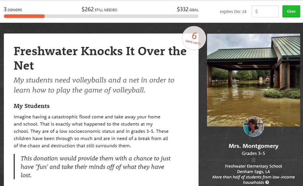 Worthy Cause Countdown: Help Replace The Sporting Equipment This School Lost In A Flood