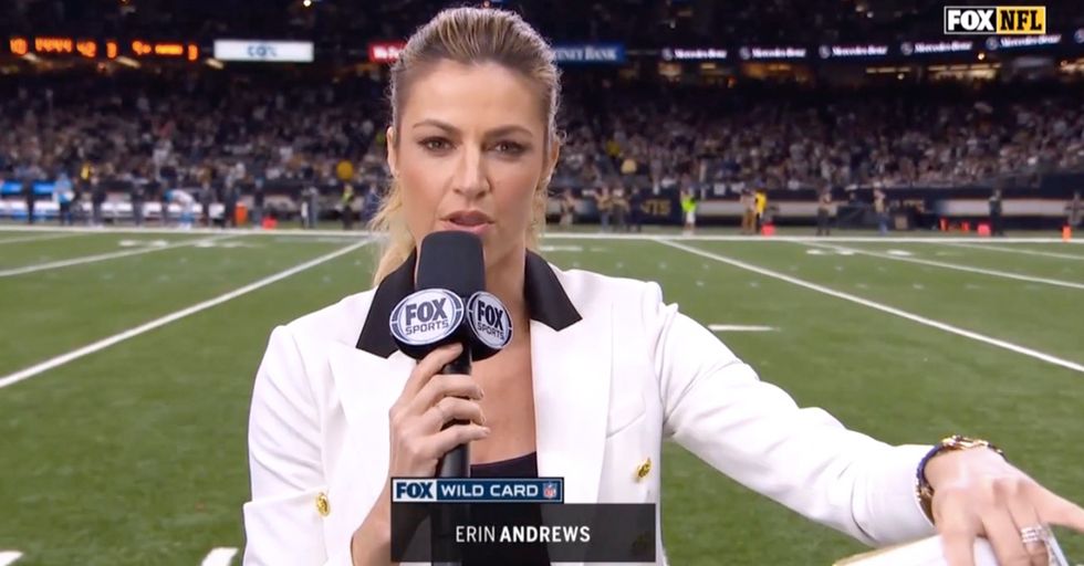 Female Reporter Gives NFL Coach Mid-Game Advice On Handling A Player's Wife's Emergency Medical Situation