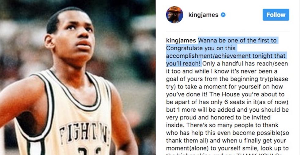 LeBron James Took To Instagram To Congratulate Himself For A Milestone Before He Achieved It