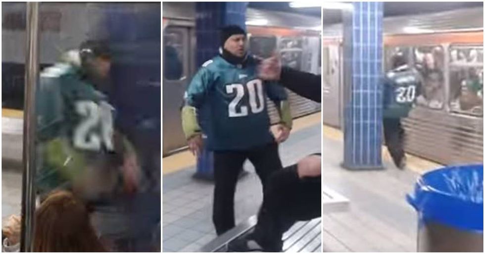 New Footage Reveals More About The Eagles Fan Who Ran Into A Pole