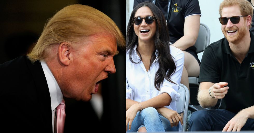 Donald Trump Hasn’t Received An Invite To Prince Harry And Meghan Markle’s Wedding