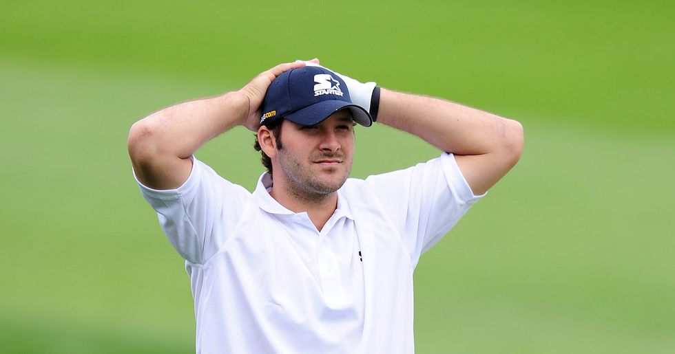 Tony Romo Put On His Broadcasting Hat During A Golf Round, Announcing His Own Play