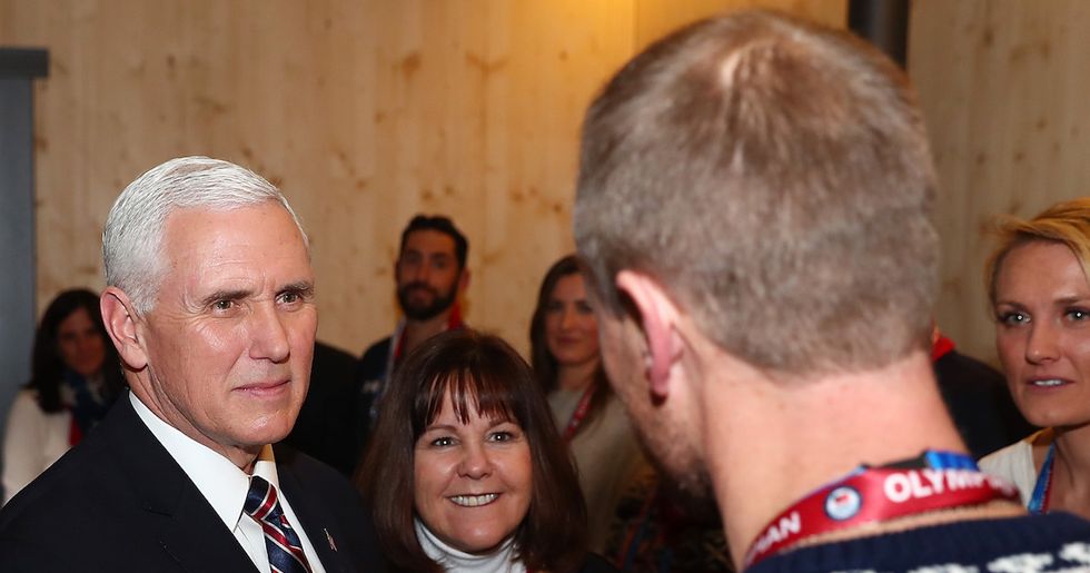 Mike Pence Got Very Defensive With His 'Support' Of An Openly Gay Team USA Skater