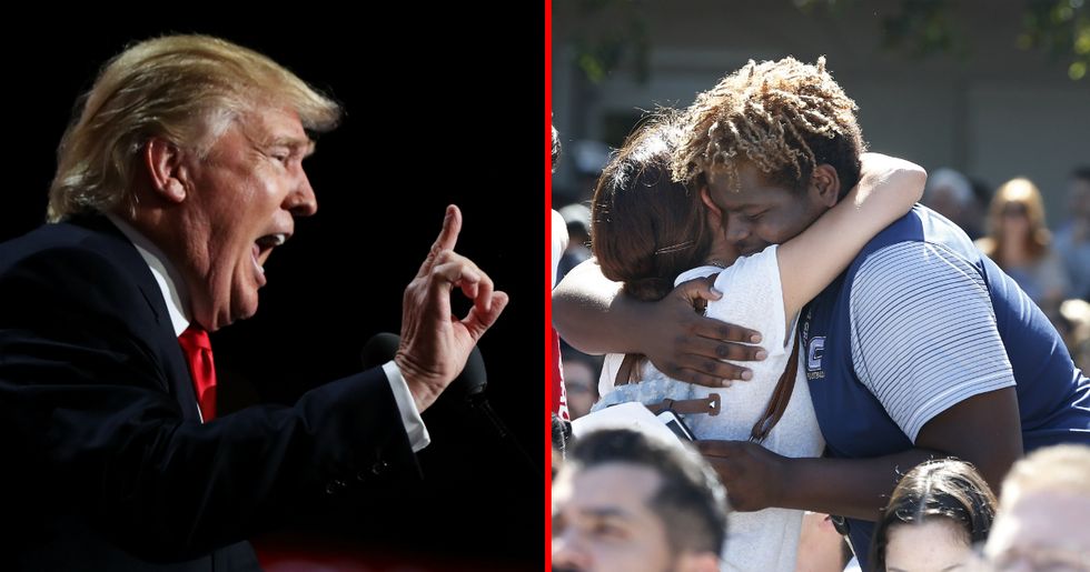 Trump Suggests Students At Douglas High Are Partially Responsible For The Tragic Mass Shooting