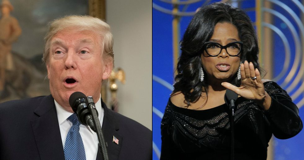 Donald Trump Publicly Challenged Oprah To Run For President