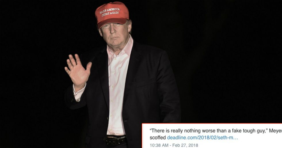 Trump Says He Would Have Heroically Run Into The Parkland Massacre, But No One’s Buying It