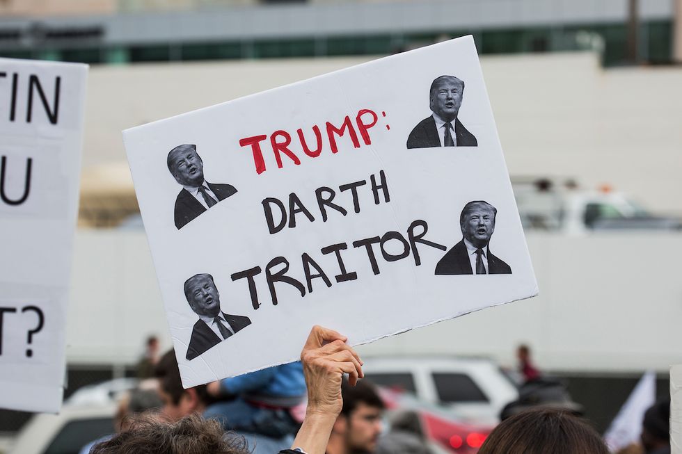 24 Protest Posters And Political Messages From Trump's Visit To L.A.
