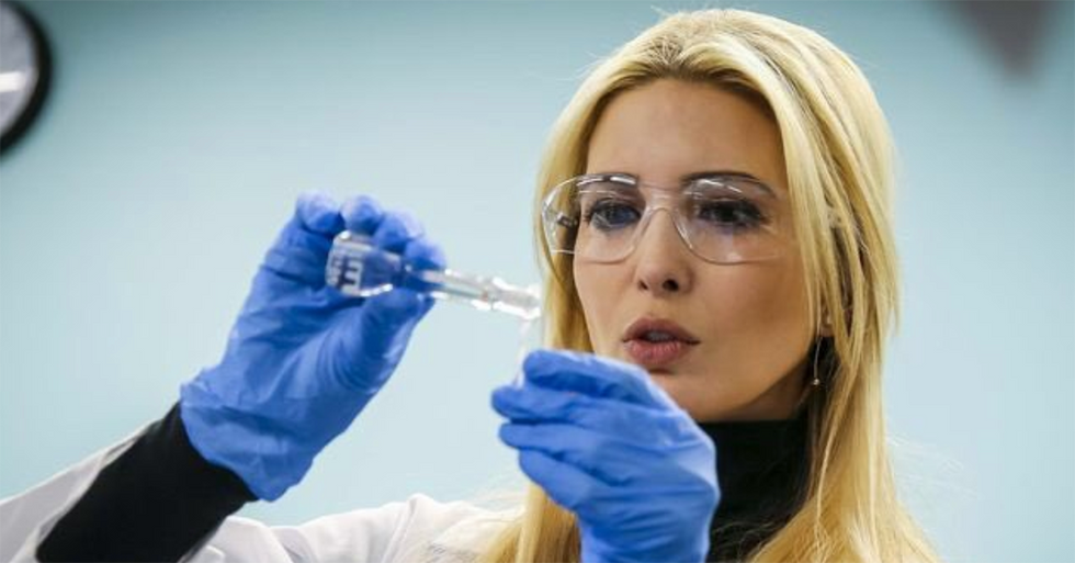 Ivanka Trump's Attempt At 'Scientist Cosplay' In This Photo Has Generated A Hilarious Backlash