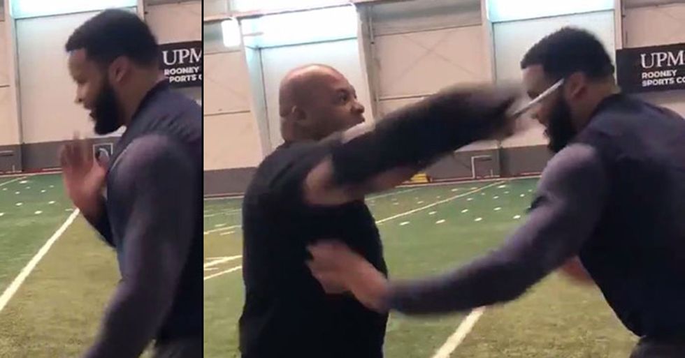 An NFL Star Is Spending His Offseason Fighting Off His Trainer's Knife Attacks
