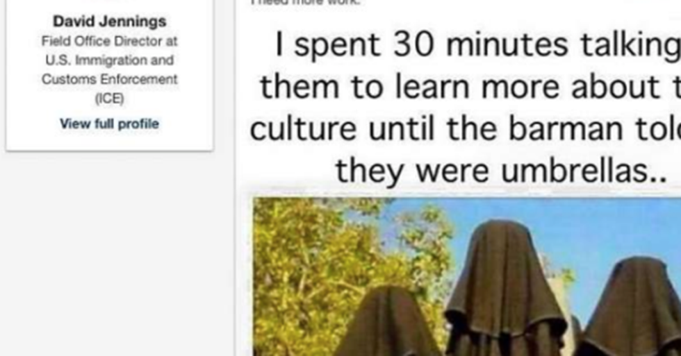High-Ranking ICE Official Apologizes For Sharing Anti-Muslim Post On His LinkedIn Page