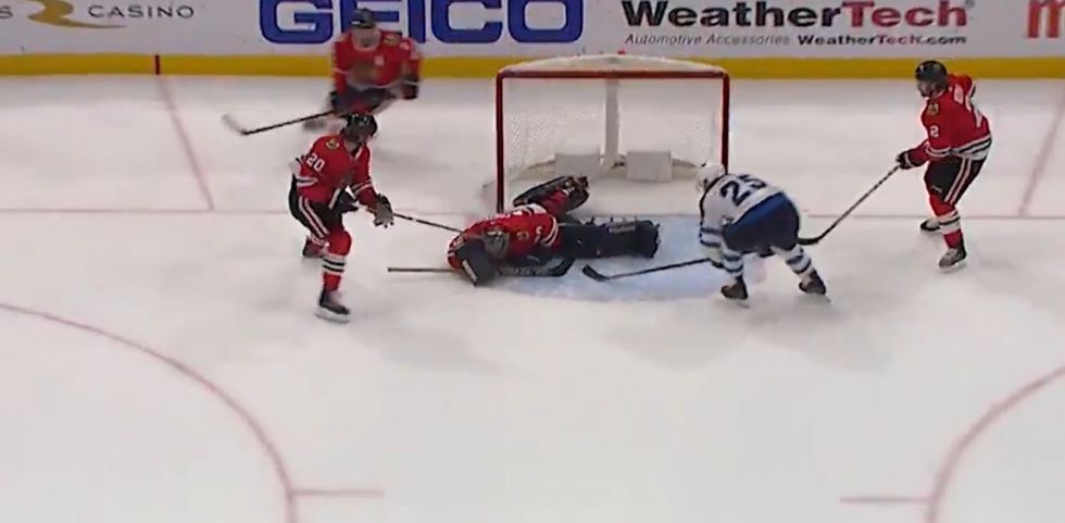 Out Of Options, The Blackhawks Had To Play A 36-Year-Old Accountant As Their Goalie