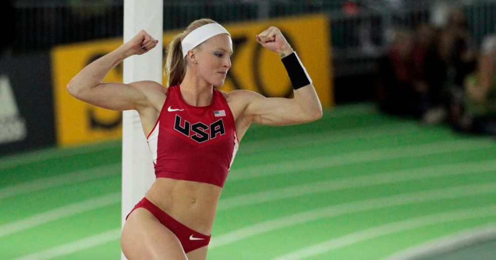 A World-Class Pole Vaulter Explains Why She Doesn’t Care About 'Pretty' In Her Action Shots