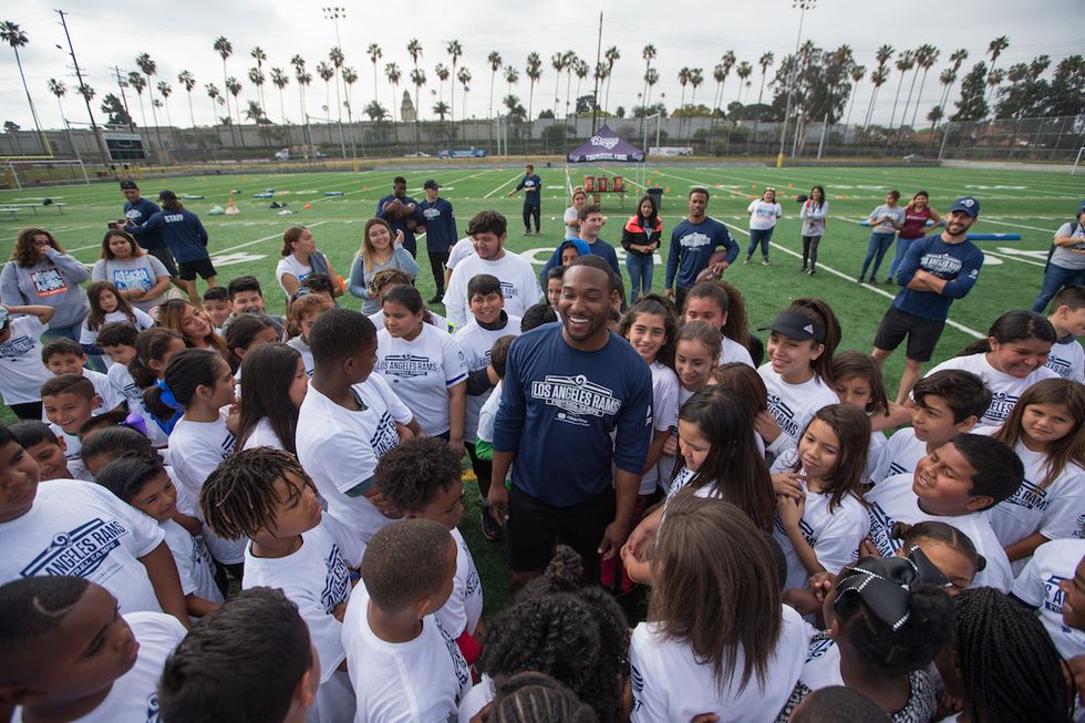 Los Angeles Rams Launch Youth Clinics That Focus On Character Over Football