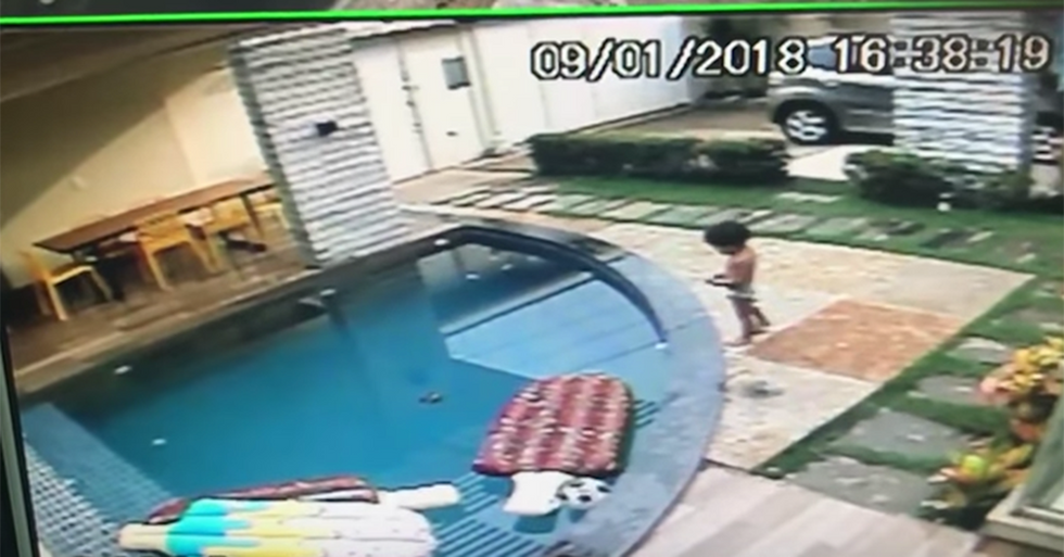 Random act of beauty: 7-year-old jumps into pool to try and save drowning toddler.