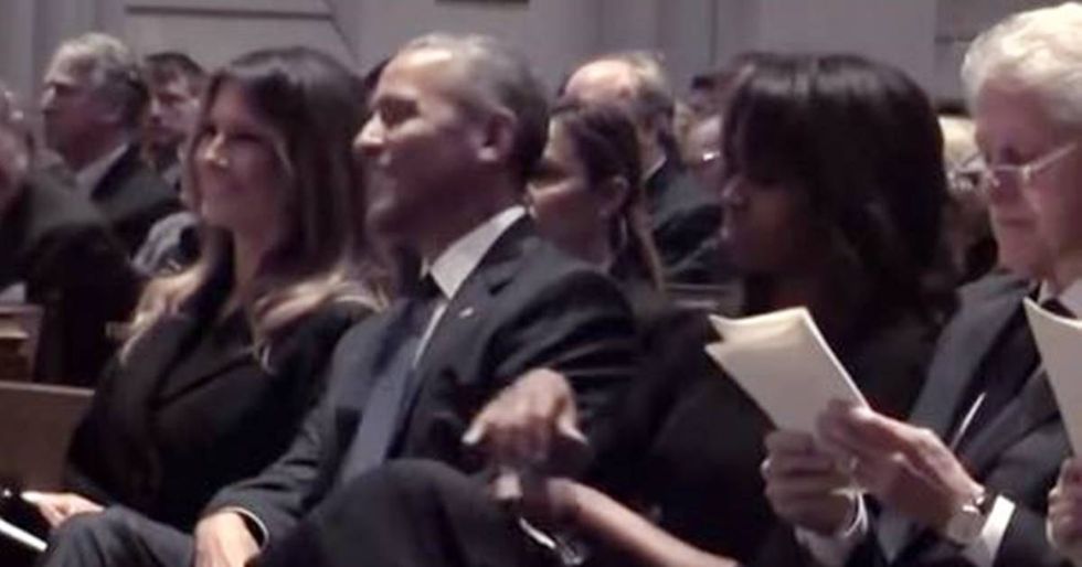 Barack Obama Made Melania Trump Smile And Twitter Went Totally Bonkers