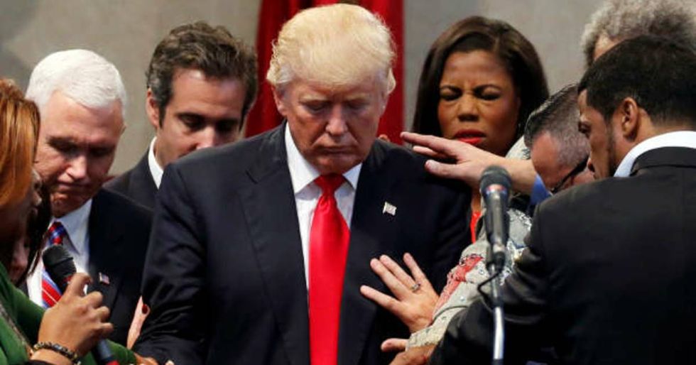 Twitter Skewers Donald Trump For His Hypocritical National Day Of Prayer Address