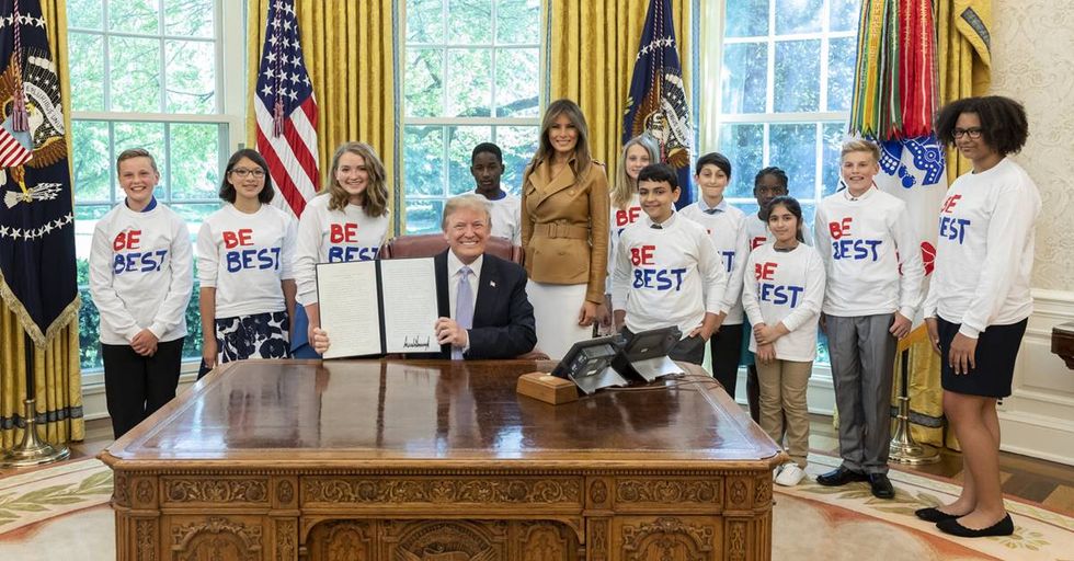 Melania Trump Accused Of Plagiarism For Repackaging Obama-Era Program