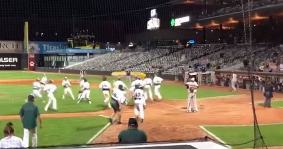 High School Pitcher Skips His Team’s Celebration To Console His Friend On The Opposing Team