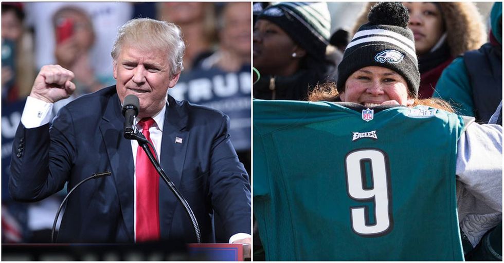 Eagles Fans Mysteriously Absent At Trump’s ‘Celebration of America’