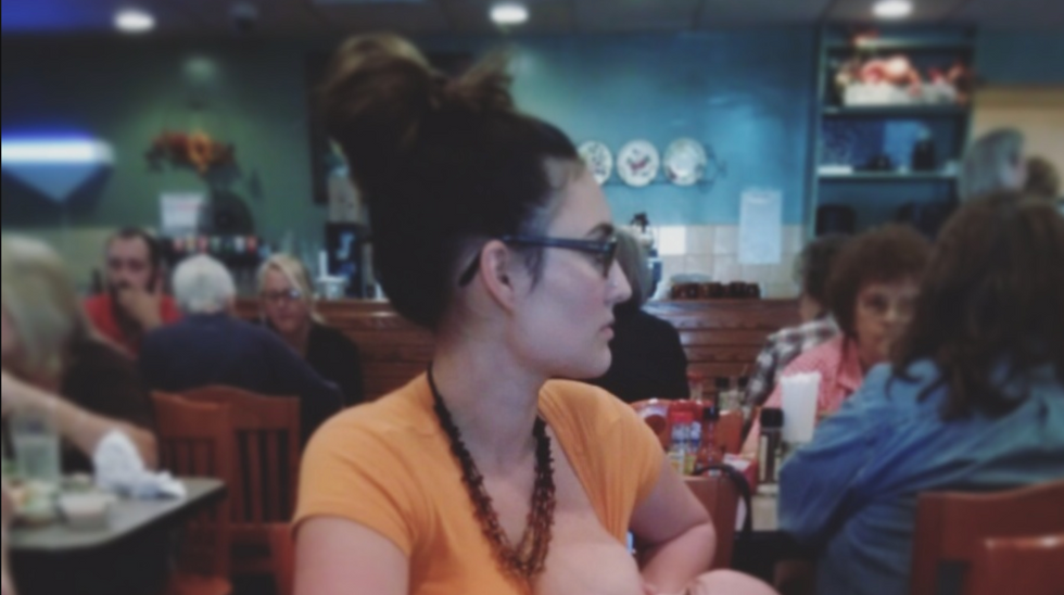 Did this woman drop the greatest breastfeeding response of all time?