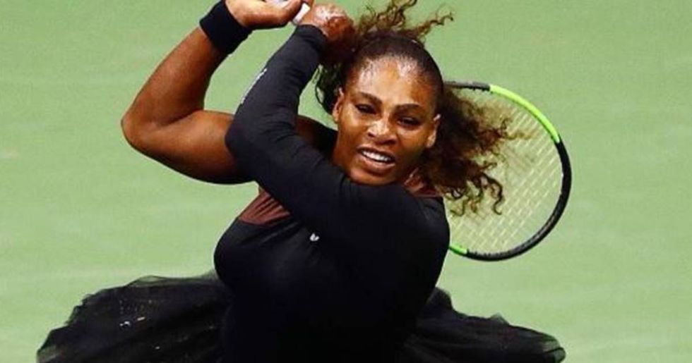 Serena Williams responds to backlash about her catsuit by competing in a tutu.
