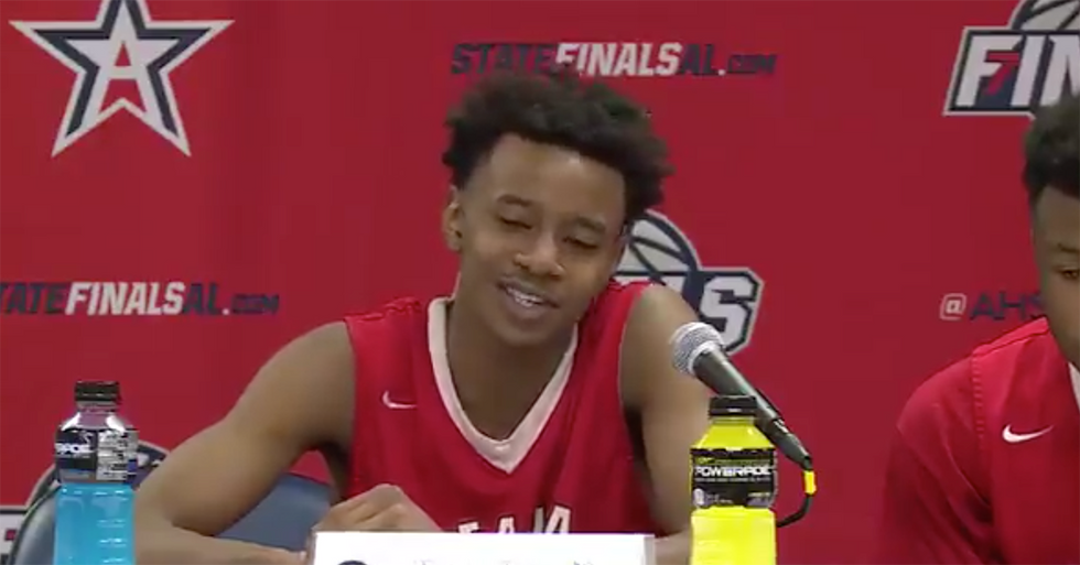 High School Basketball Player Brings Tears To His Coach's Eyes With Touching Postgame Comments