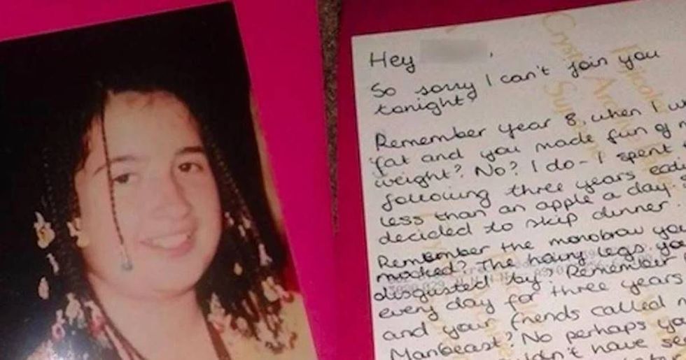 A woman got asked out by the guy who bullied her as a kid, so she stood him up with this awesome note.