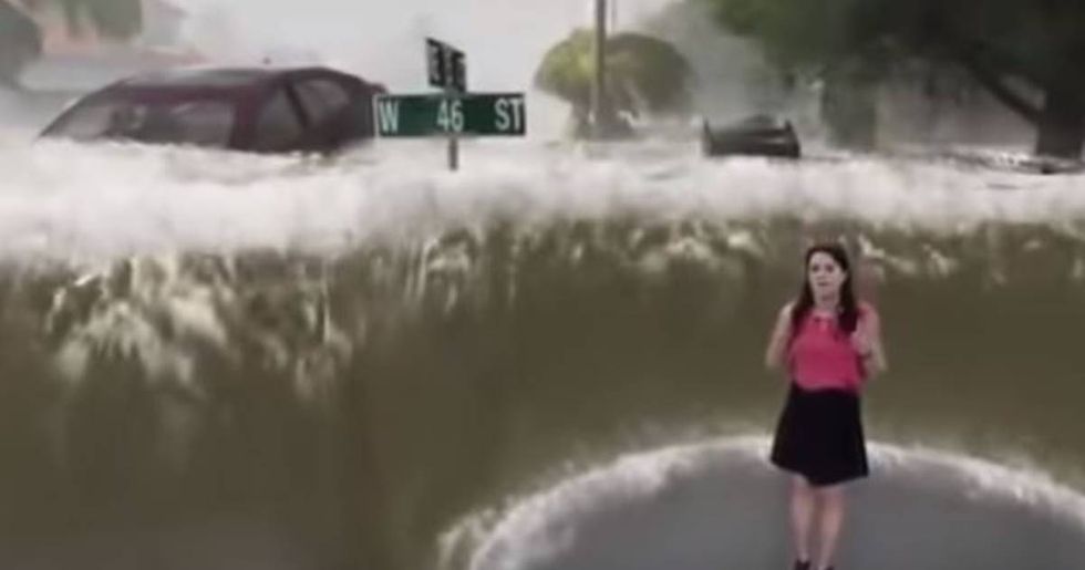 The Weather Channel’s new graphics put you in the center of Hurricane Florence and it’s pretty terrifying.