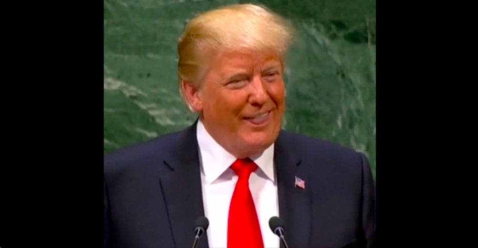 The entire U.N. just laughed in the middle of Trump’s speech. His reaction is priceless.