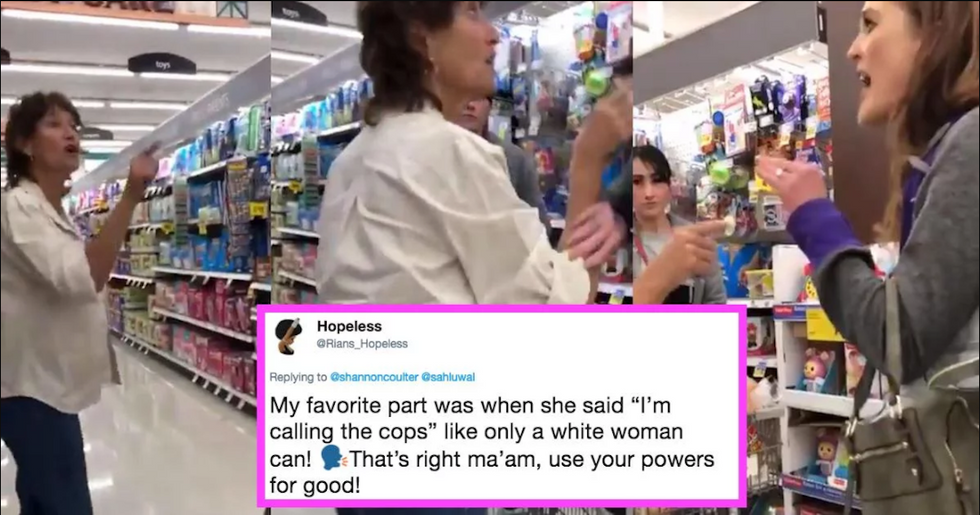 Racist lady attacks women at grocery store for speaking Spanish. Then another white lady stepped in.