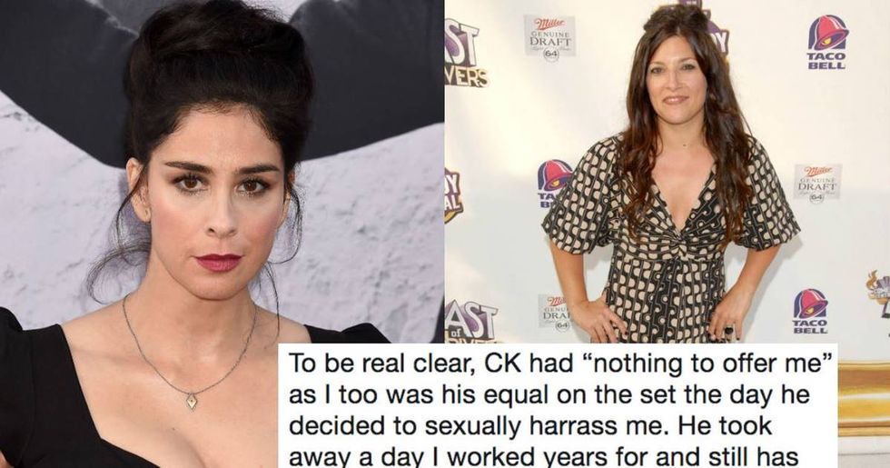 Louis C.K. accuser calls out Sarah Silverman after her reveal of ‘consensual’ masturbation.