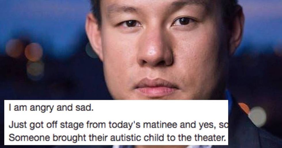 Broadway actor writes letter to the autistic child who interrupted his performance.