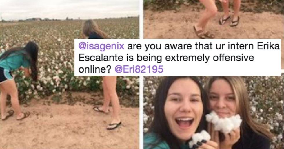 Girl's insanely racist cotton-picking tweet goes viral. She can say bye to her internship.