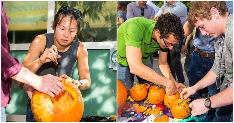 This is what happens when NASA engineers have a pumpkin-carving contest.