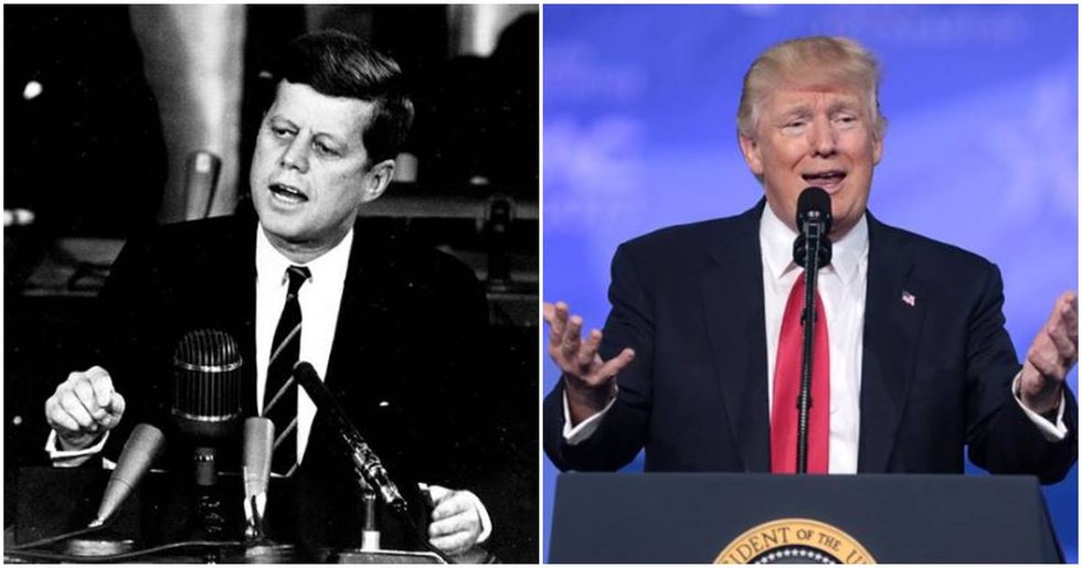 A new campaign launched by the JFK Foundation takes a pretty obvious shot at Donald Trump.