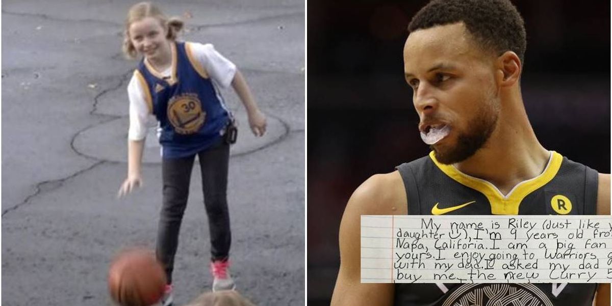 stephen curry little girl