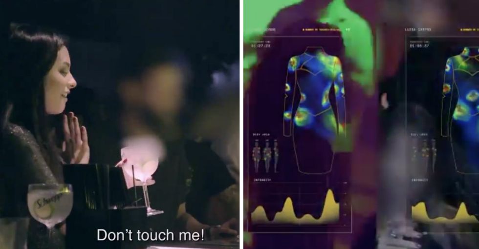 These women wore a ‘smart dress’ that counted how many times they were groped during one night.