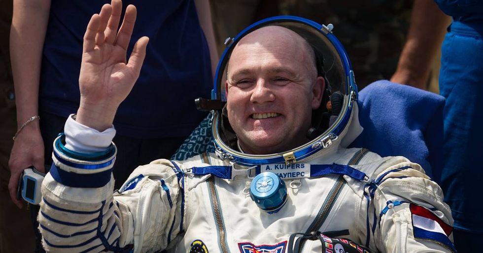 An astronaut accidentally dialed 911 from space and Houston had a problem.