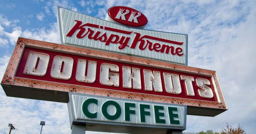Police officers from across the country are coming together to grieve over a burning doughnut truck.