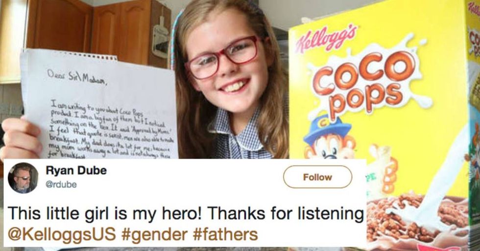 10-year-old girl asks Kelloggs to change their sexist Coco Pops slogan. They listened.