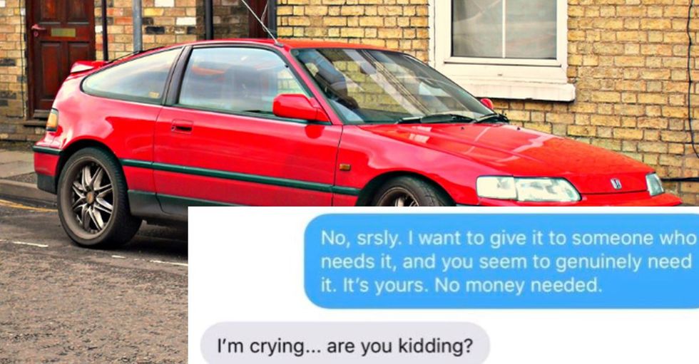 This couple set the perfect ‘trap’ to help a stranger in need.