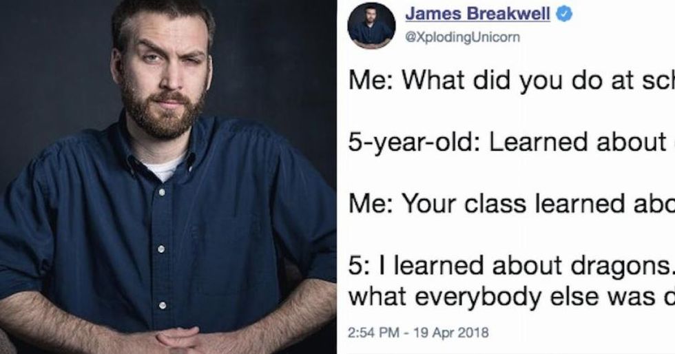 Dad’s 5-year-old daughter's hilarious answers to his questions have the internet screaming.