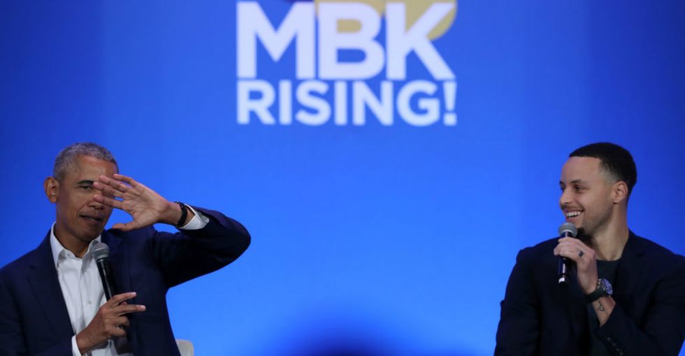 Barack Obama and Steph Curry have some great advice about being better men.